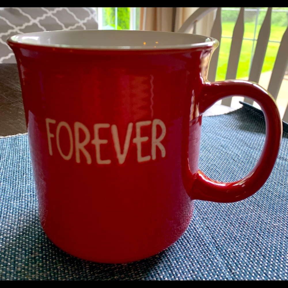 Oversized Red Forever Mug